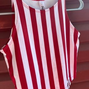 Indiana University Cropped Tank Top Womens Size S